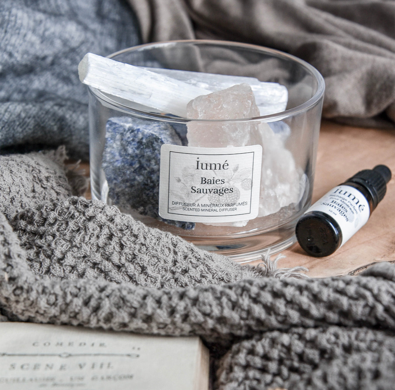 Diffuseur à Minéraux Parfumés - Pierres Pastelles - IUME 