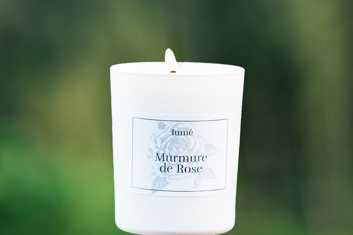 Bougie naturelle - Murmure de Rose - IUME 